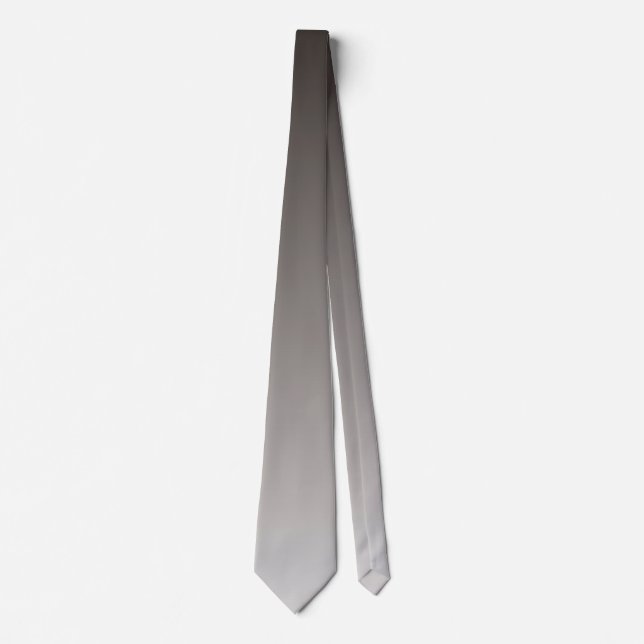 Corbata Gris cálido claro a tonos profundos (Anverso)