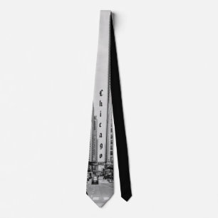 Corbata gris de la calle Madison de Chicago