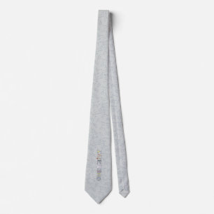 Corbata Gris del lazo del modelo de la tipografía de la
