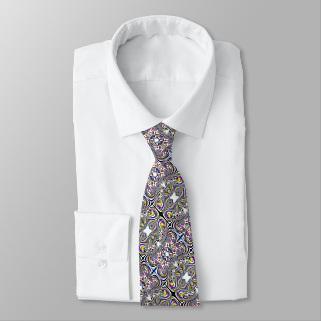 Corbata Gris elegante para hombres (Atado)