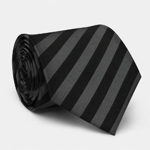 Corbata gris negra diagonal monocroma