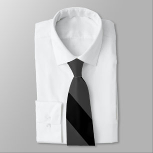 Corbata Gris negro
