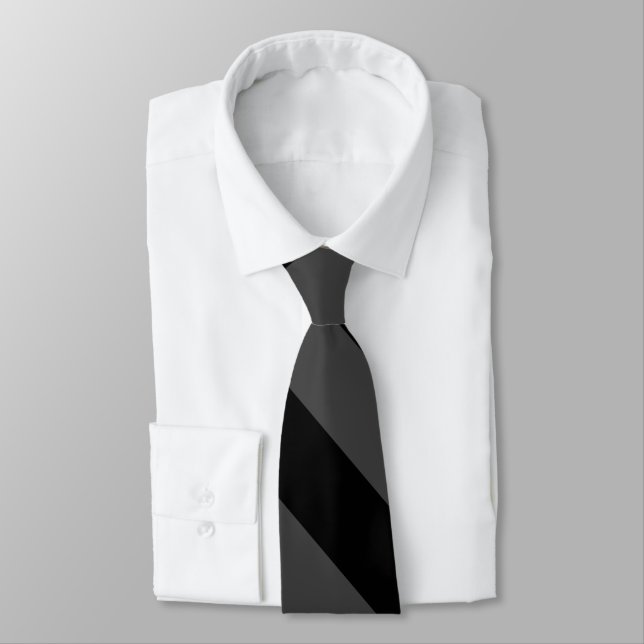 Corbata Gris negro (Atado)