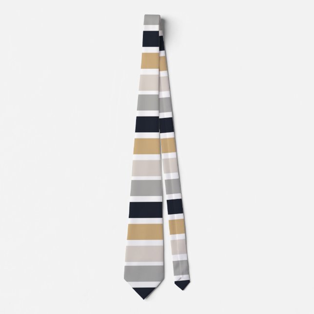 Corbata Gris, negro y tan (Anverso)