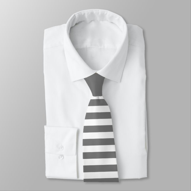 CORBATA GRIS OSCURO CLÁSICO ATACADO (Atado)