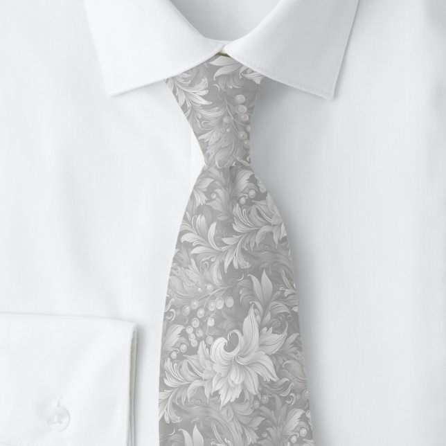 Corbata Gris Paloma Botánico Ornate (Subido por el creador)