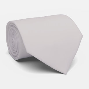 Corbata Gris polvoriento suave color sólido pastel