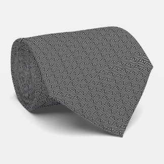 Corbata Gris Y Negro