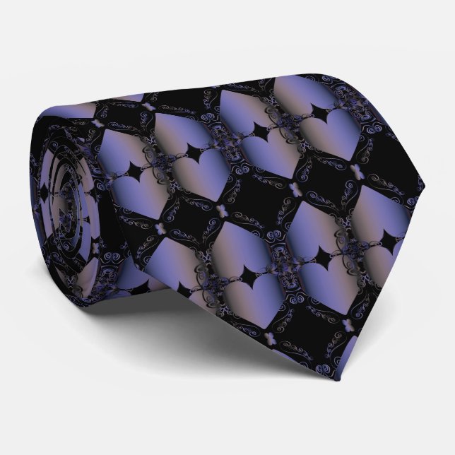 Corbata Groomsman Neon&Black 3D (Enrollado)