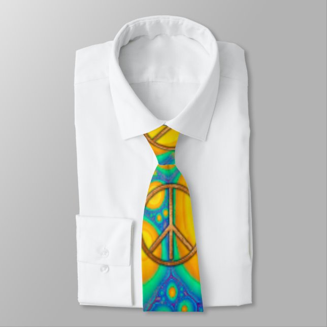 Corbata Groove Psychadelic Hippy de 60 (Atado)