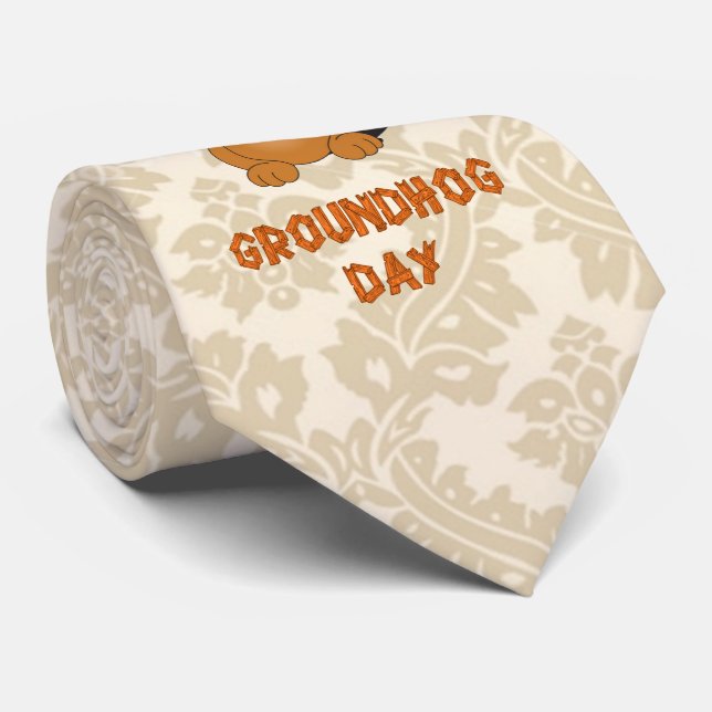 CORBATA GROUNDHOG DAY TIE (Enrollado)