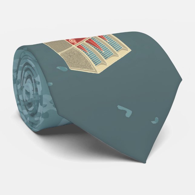 Corbata Grunge Jukebox (Enrollado)