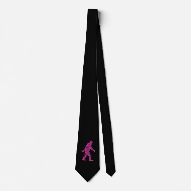 Corbata Grunge Squatchin en rosa caliente (Anverso)