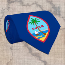 Guam Tie, moda de negocios EE.UU., Bandera de Guya