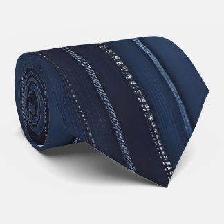 Corbata Guay Blue Jean Stripe Cuello
