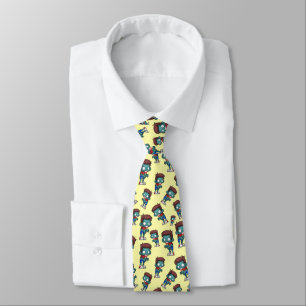 Corbata Guay Zombie Pattern Creepy Cute