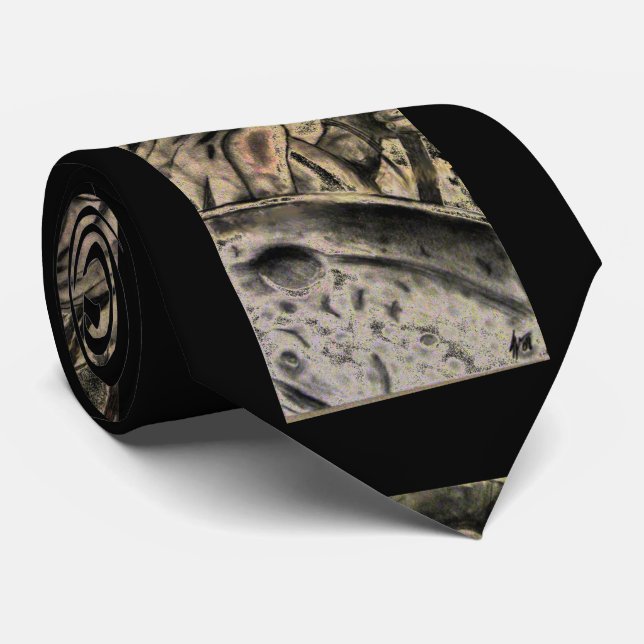 Corbata Guerrero espartano de Molon Labe (Enrollado)