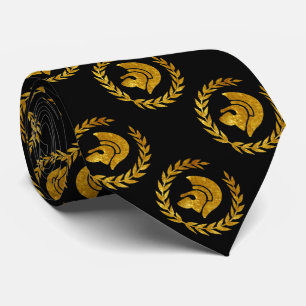 Corbata Guerrero Trojan en oro