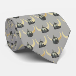 Corbata Guerreros Vikings Casco Mascota Necktie
