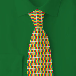 Corbata Guinea Flag Brick Pattern