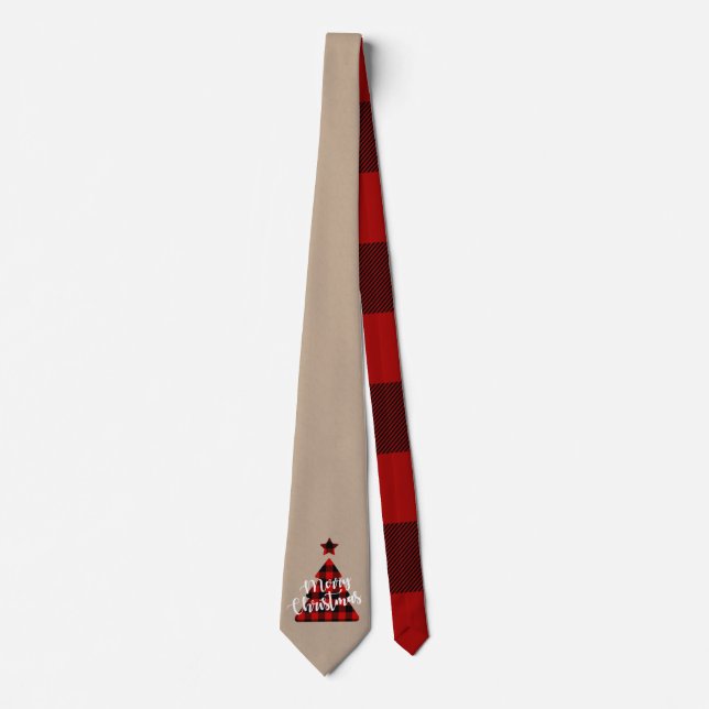 Corbata Guión caprichoso del árbol de Navidad (Anverso)