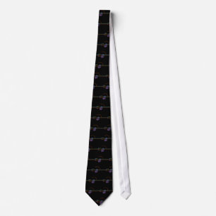 Corbata Guitarra de neón