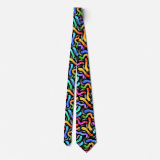 Corbata Gusanos de goma lanzados, un dulce regalo de fiest