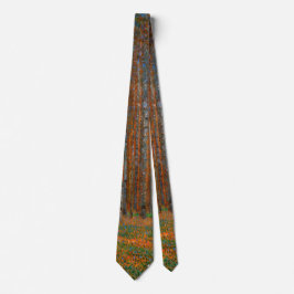Corbata Gustav Klimt - Bosque Pino de Tannenwald