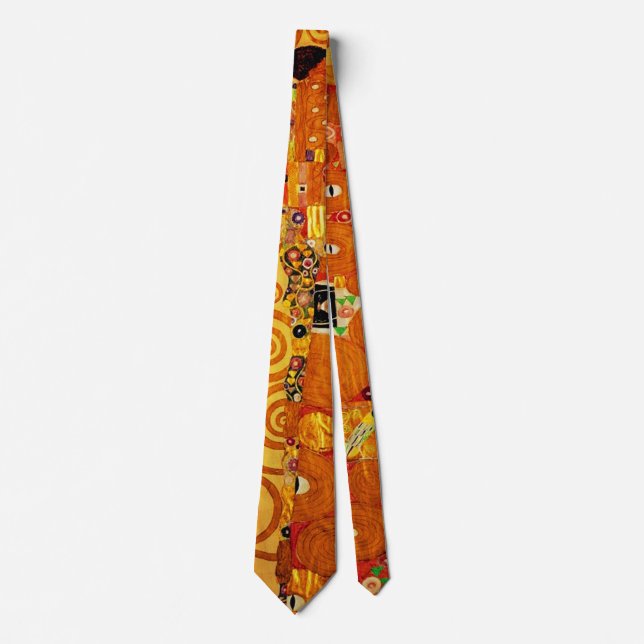 Corbata Gustav Klimt Tree of Life: Simbolista Art Nouveau (Anverso)