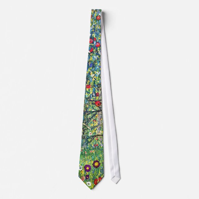 Corbata Gustavo Klimt: Manzano (Anverso)