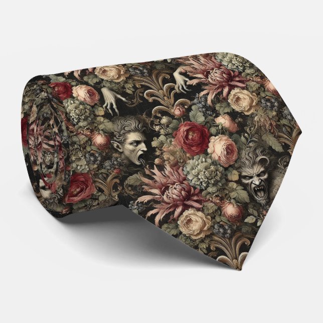 Corbata Gusto como barroco - victoriano gótico (Enrollado)
