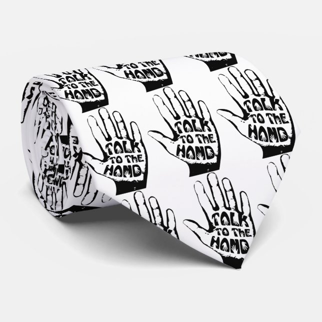 Corbata Hablar Con La Mano (Enrollado)