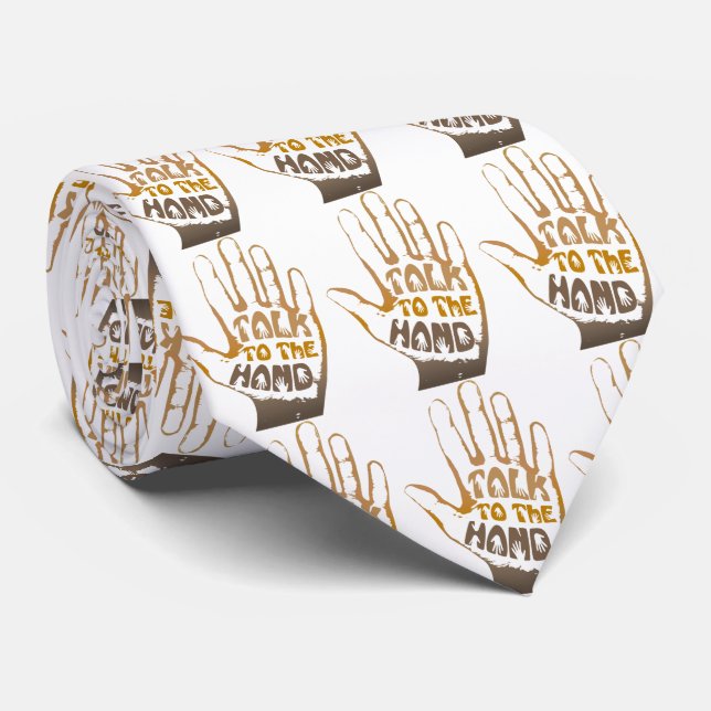 Corbata Hablar Con La Mano (Enrollado)