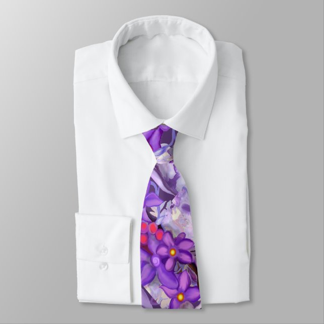 Corbata Hada Purple Sun (Atado)