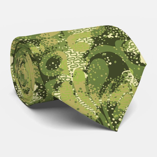 Corbata Haight Ashbury Psychedelic de dos lados (Enrollado)