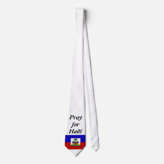 Corbata HaitianFlag, ruega para Haití