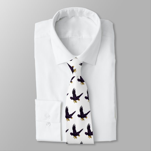 Corbata Halcón de Hunter College (Atado)