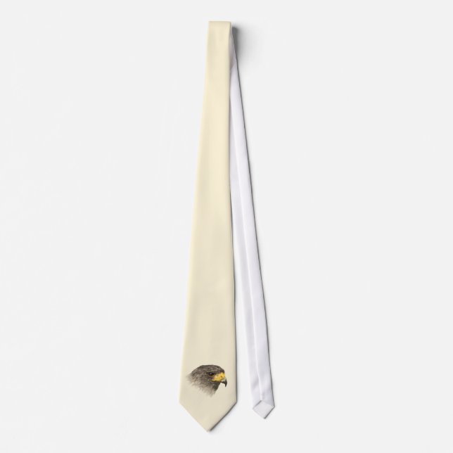 Corbata Halcón Harris - Medio mixto (Anverso)