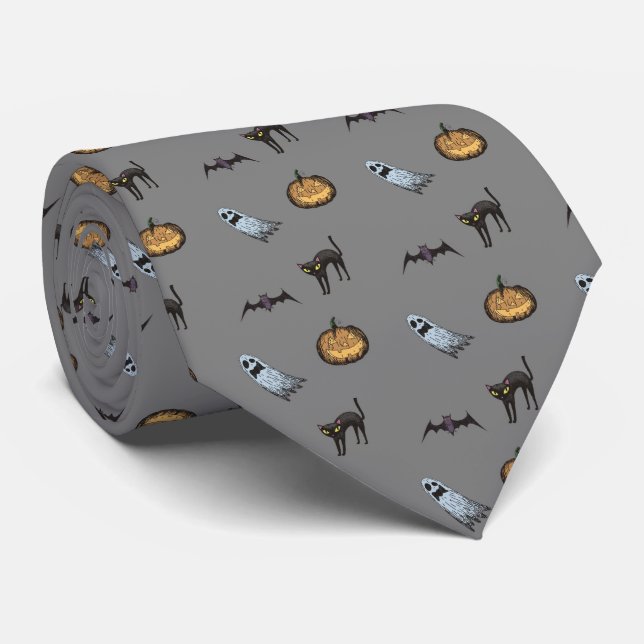 Corbata Halloween (Enrollado)