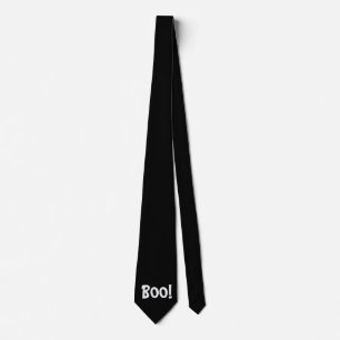 CORBATA HALLOWEEN BOO BLACK TIE