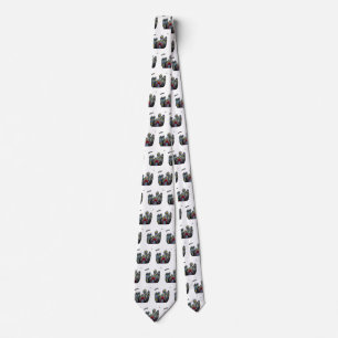 Corbata Halloween Castle Neck Tie