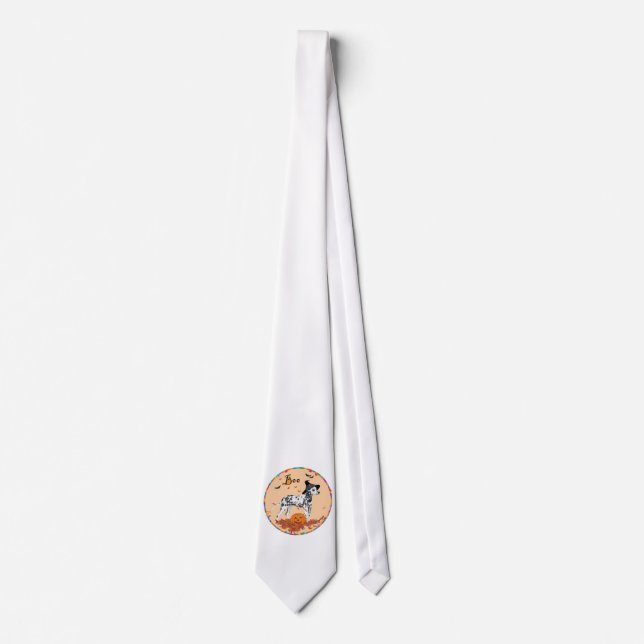 Corbata Halloween dálmata (Anverso)
