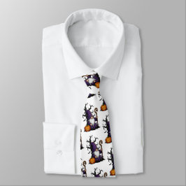 Corbata Halloween Gnome Neck Tie
