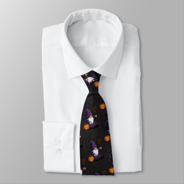Corbata Halloween Gnome Neck Tie (Atado)