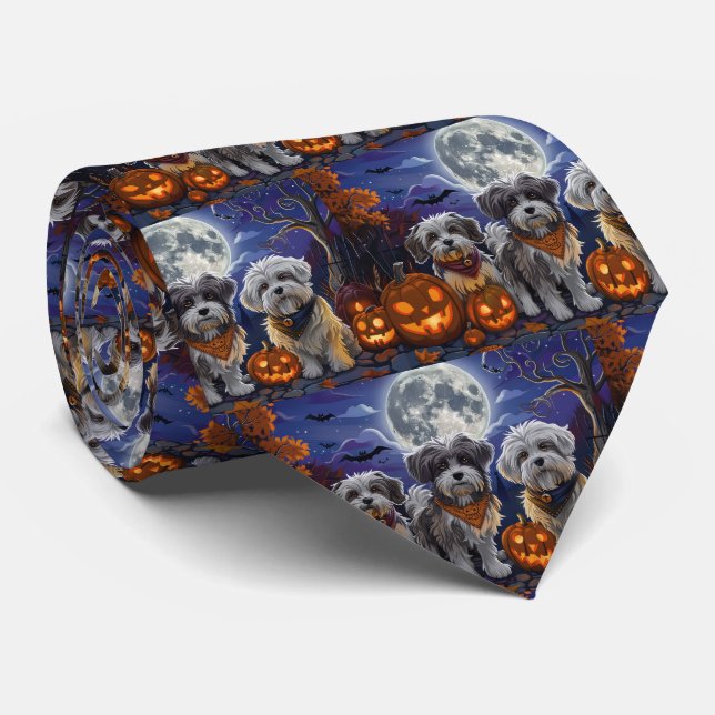 Corbata Halloween Halloween habanés Spooki (Enrollado)