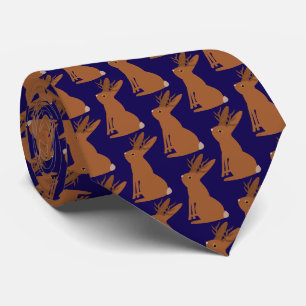 Corbata Halloween Jackalope Trick o Tret Pattern