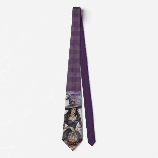 Corbata Halloween, La Poción de Medianoche de la Bruja Cor (Anverso)