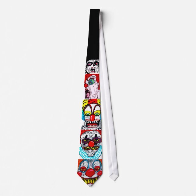 Corbata HALLOWEEN MONSTER CLOWNS tie (Anverso)