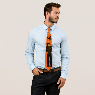 Corbata Halloween Scary Frankenstein Raven