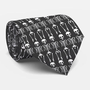 Corbata Halloween Skeletons Tie